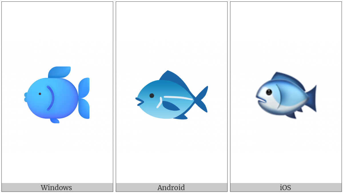 Fish on various operating systems