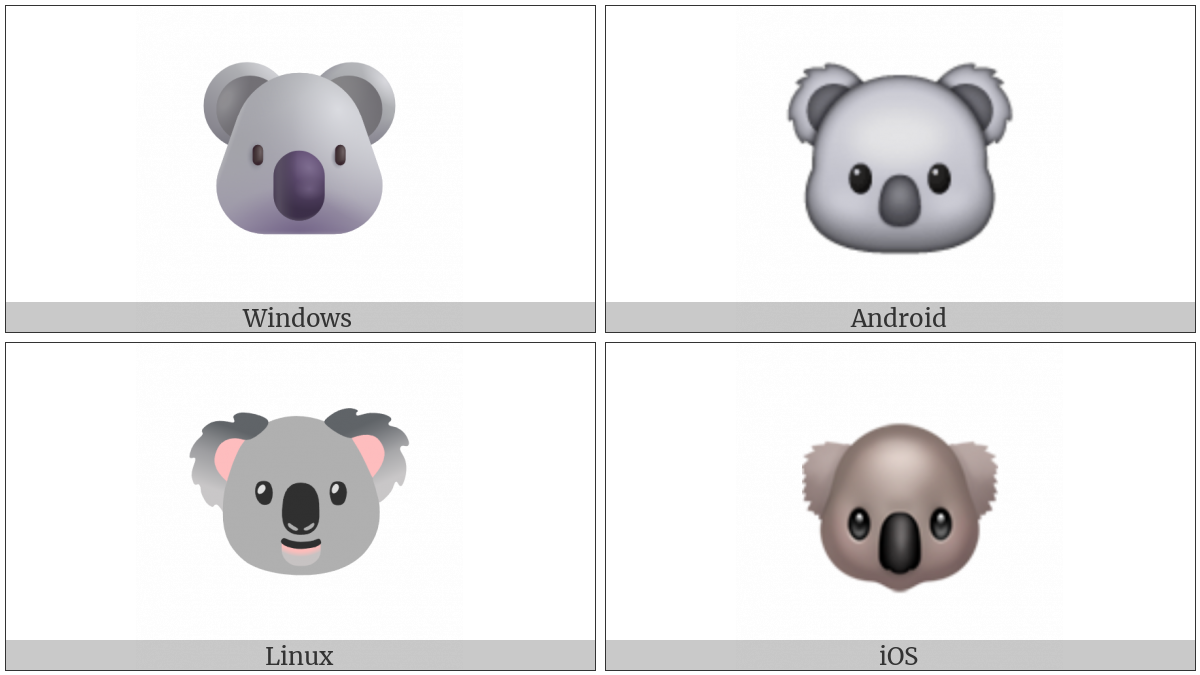 Koala on various operating systems
