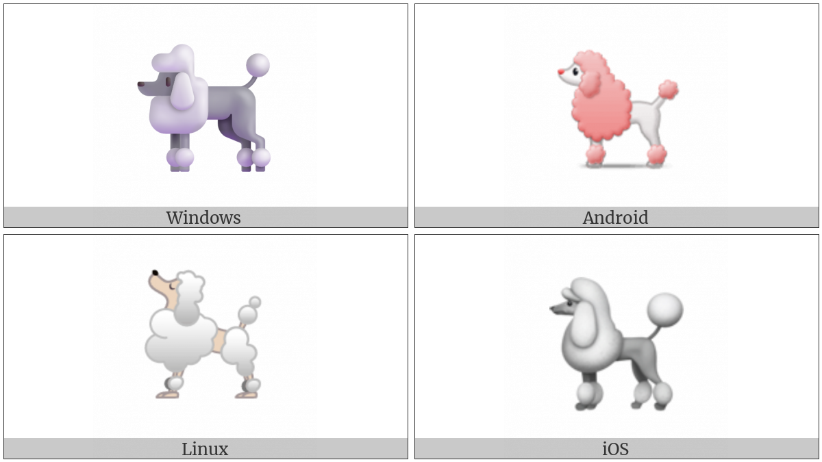 Poodle on various operating systems