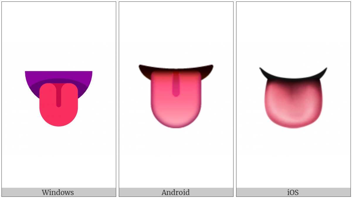 Tongue on various operating systems