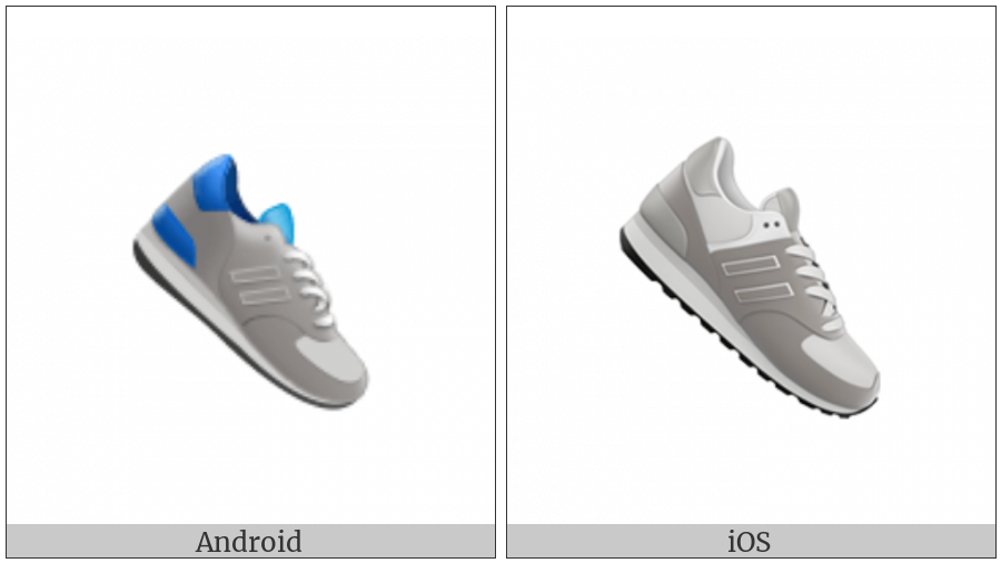 Athletic Shoe on various operating systems