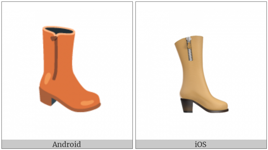 Womans Boots on various operating systems