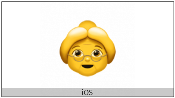 Older Woman on various operating systems