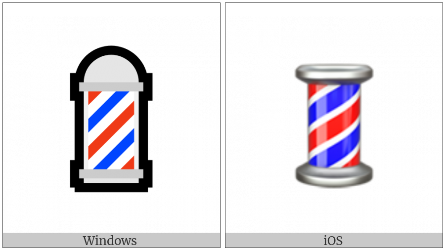 Barber Pole on various operating systems