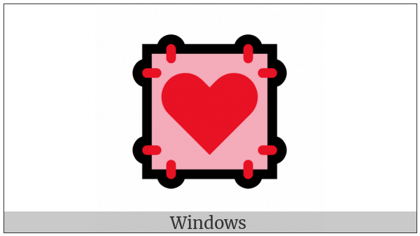 Heart Decoration on various operating systems