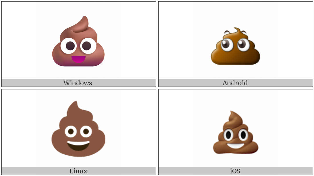 Pile Of Poo on various operating systems