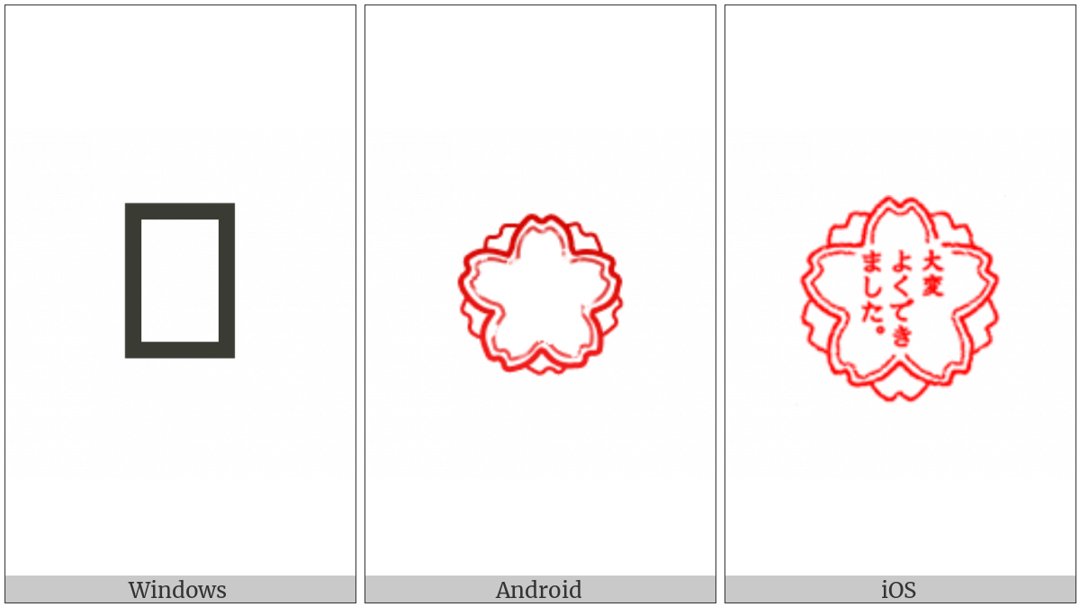 White Flower on various operating systems