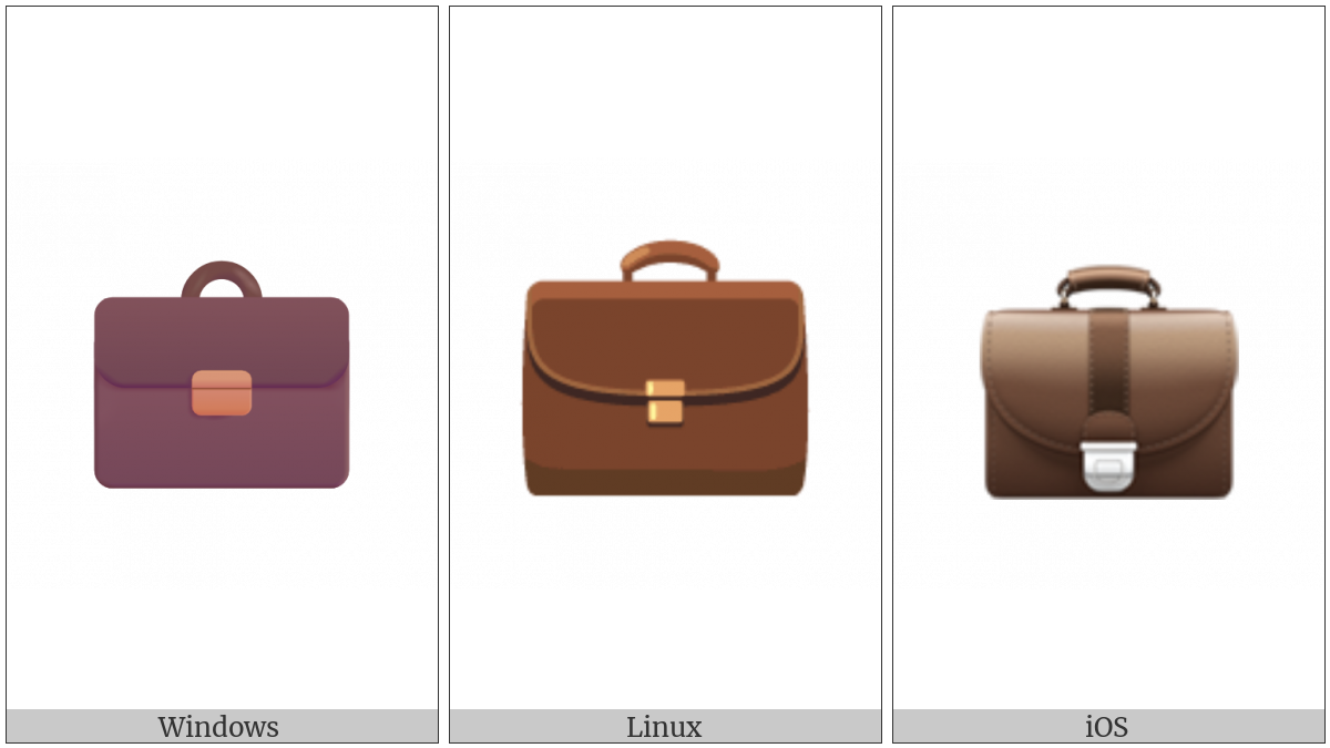 Briefcase on various operating systems