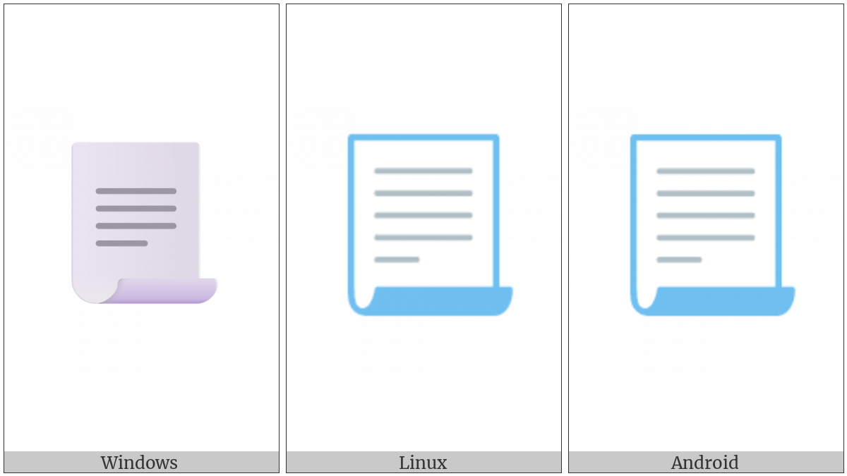 Page With Curl on various operating systems