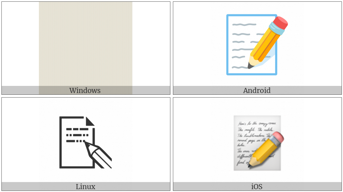 Memo on various operating systems