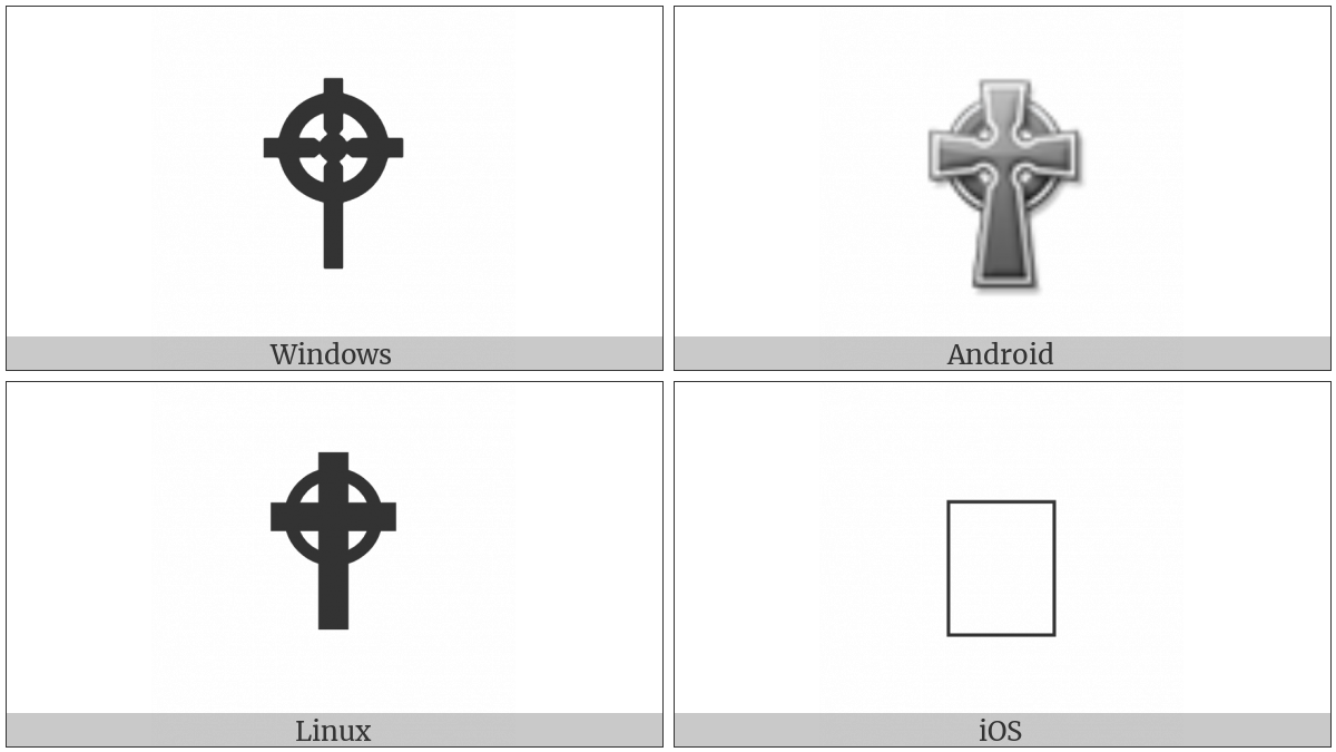 Celtic Cross on various operating systems
