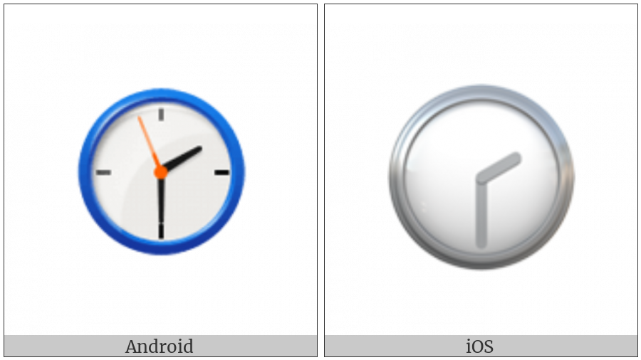 Clock Face Two-Thirty on various operating systems