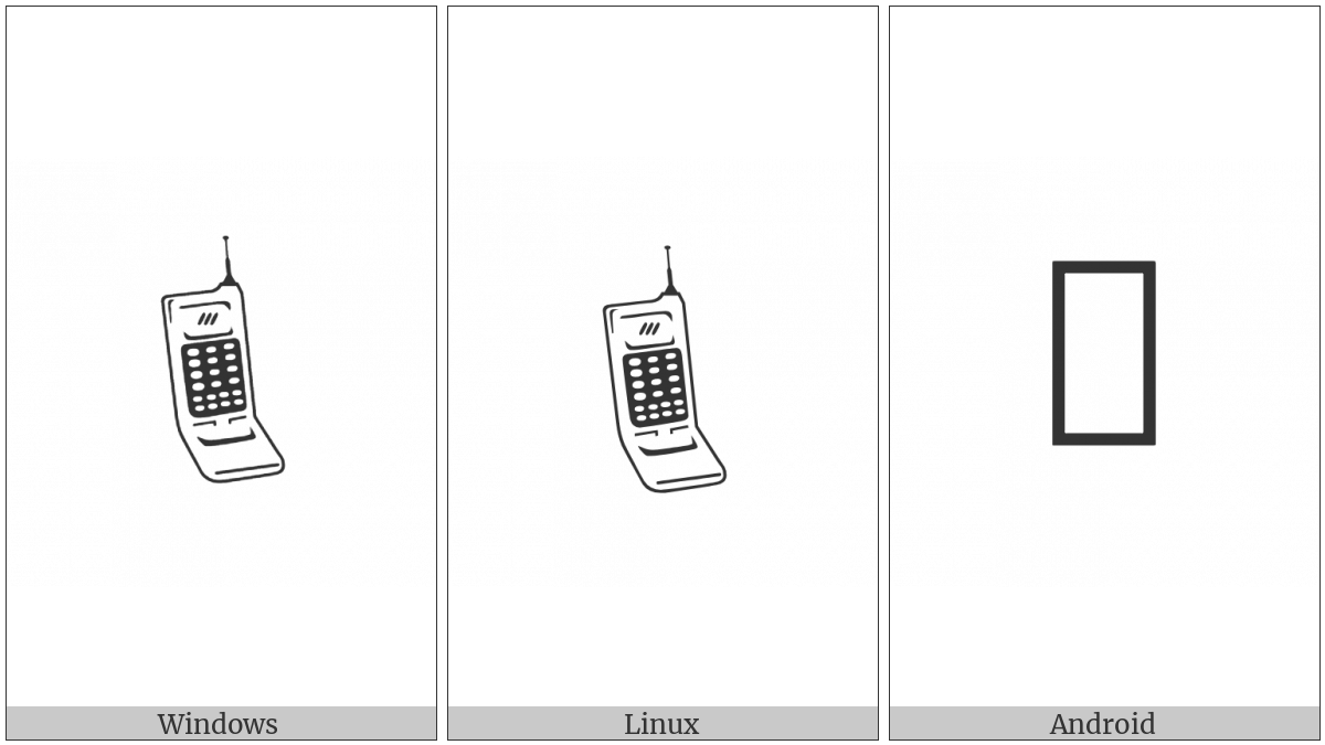 Clamshell Mobile Phone on various operating systems