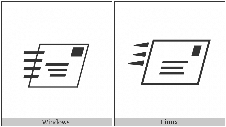 Flying Envelope on various operating systems