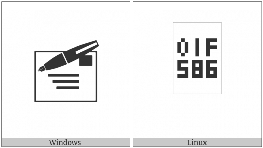 Pen Over Stamped Envelope on various operating systems