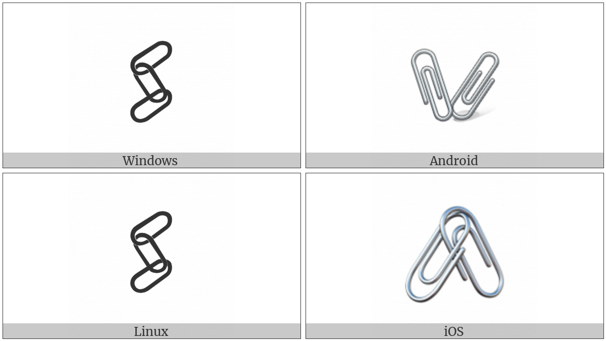 Linked Paperclips on various operating systems