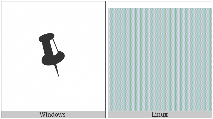 Black Pushpin on various operating systems