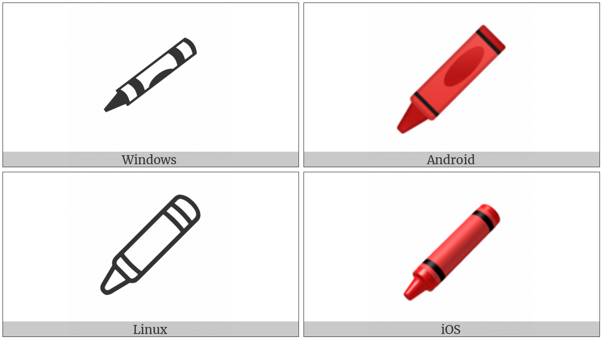 Lower Left Crayon on various operating systems
