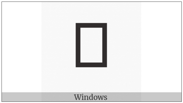 Sideways Black Down Pointing Index on various operating systems
