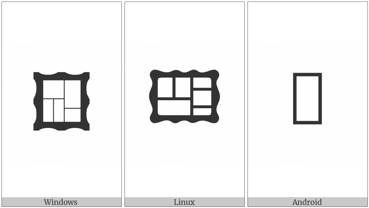 Frame With Tiles on various operating systems