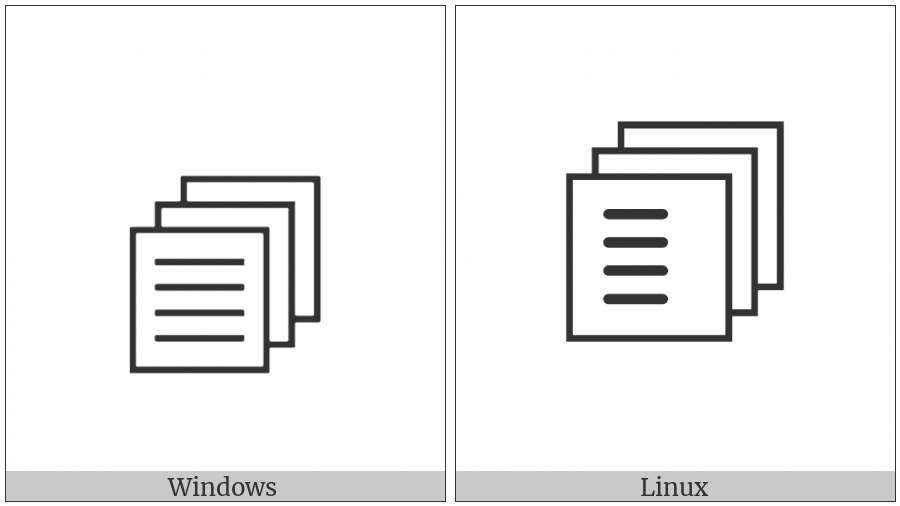 Note Pad on various operating systems