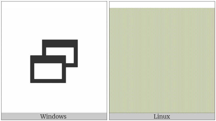 Overlap on various operating systems