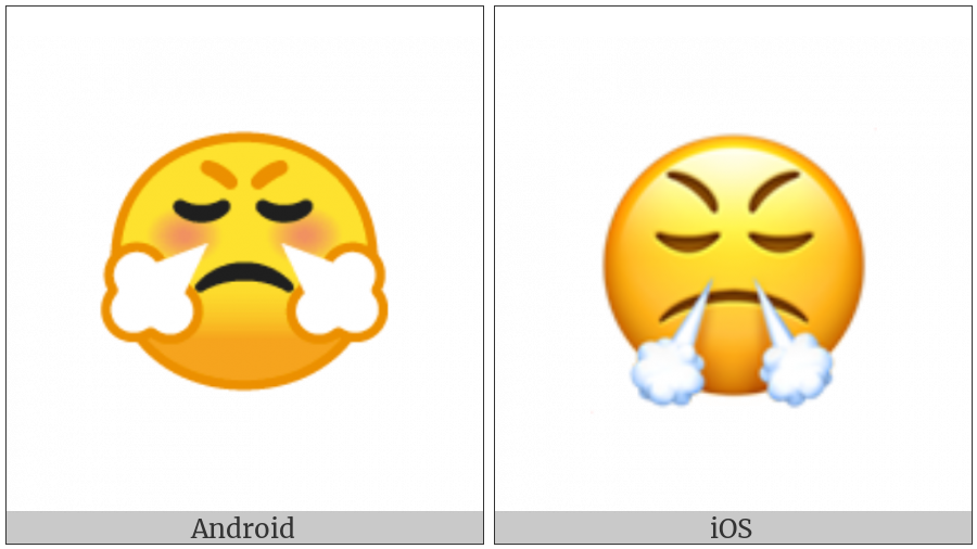 Face With Look Of Triumph on various operating systems