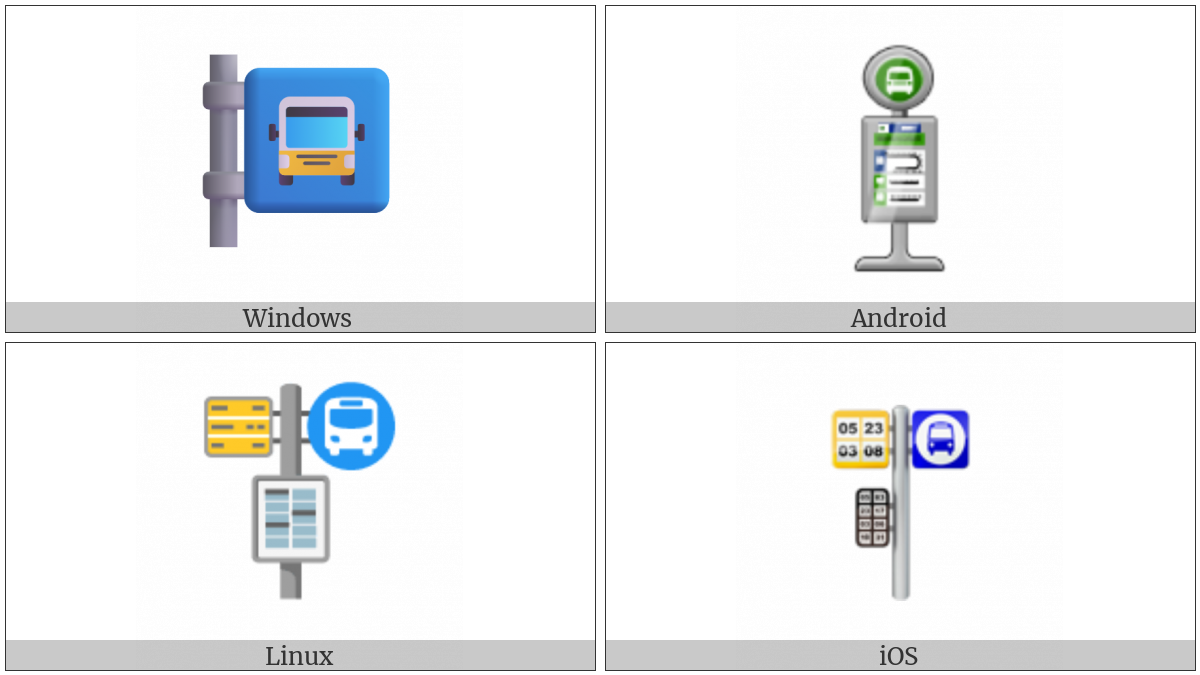Bus Stop on various operating systems