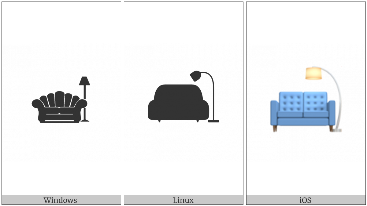 Couch And Lamp on various operating systems