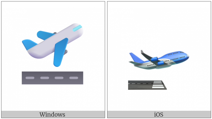 Airplane Departure on various operating systems
