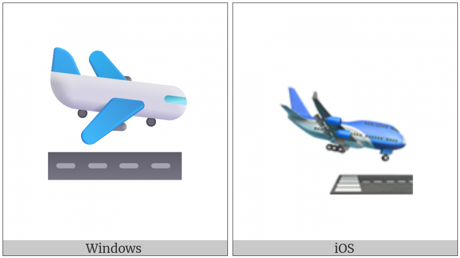 Airplane Arriving on various operating systems
