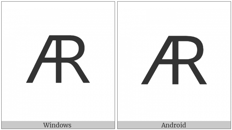 Alchemical Symbol For Aqua Regia-2 on various operating systems