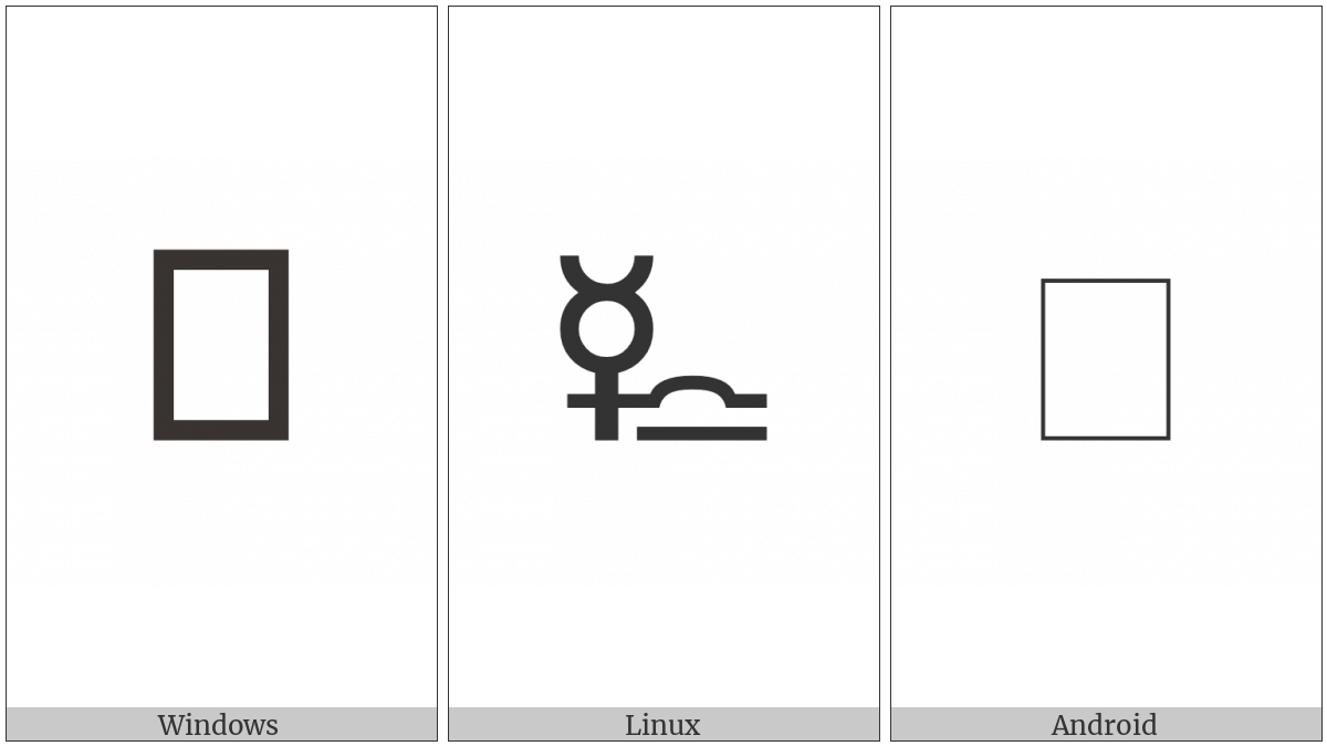 Alchemical Symbol For Mercury Sublimate on various operating systems