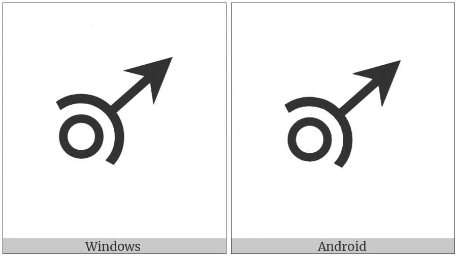 Alchemical Symbol For Iron Ore-2 on various operating systems