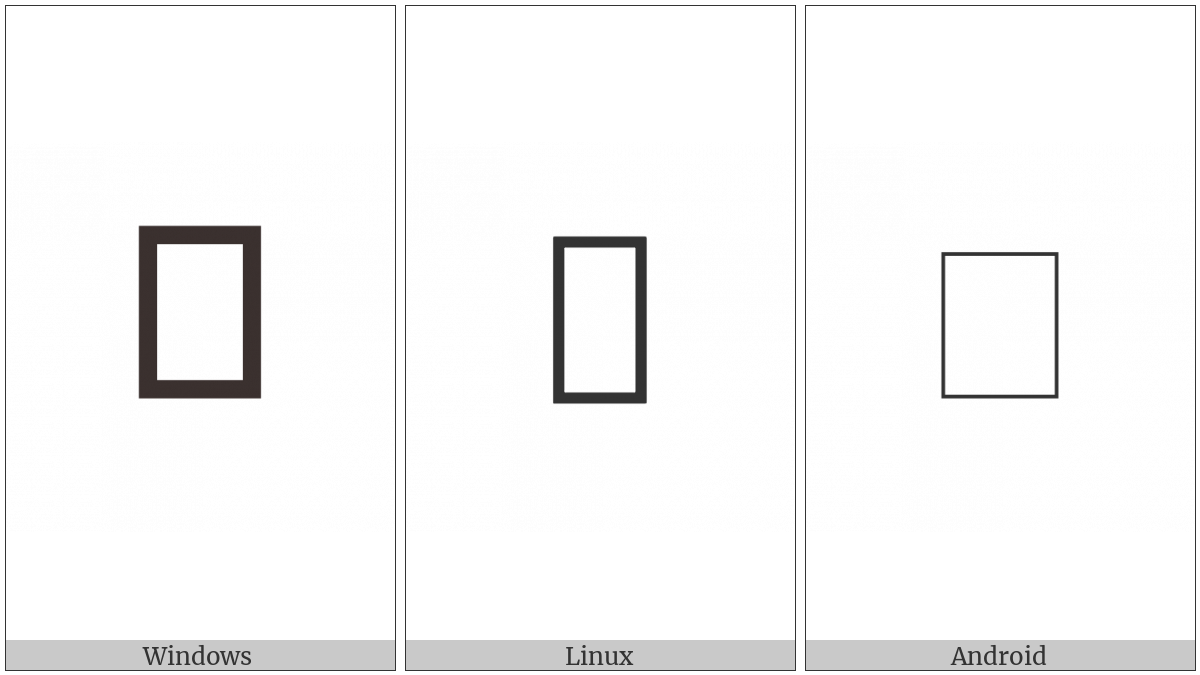 Black Left-Pointing Isosceles Right Triangle on various operating systems