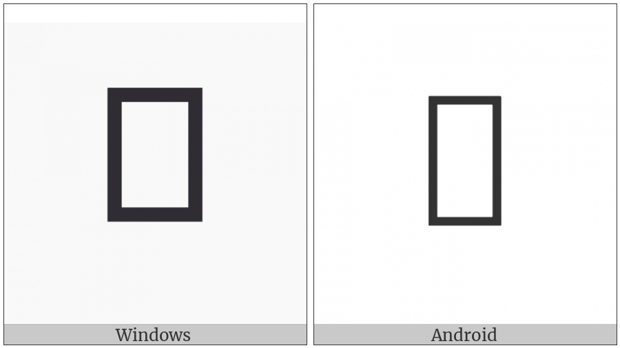 Black Slightly Small Square on various operating systems