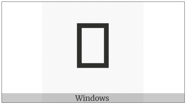 Circled Hangul Tikeut on various operating systems
