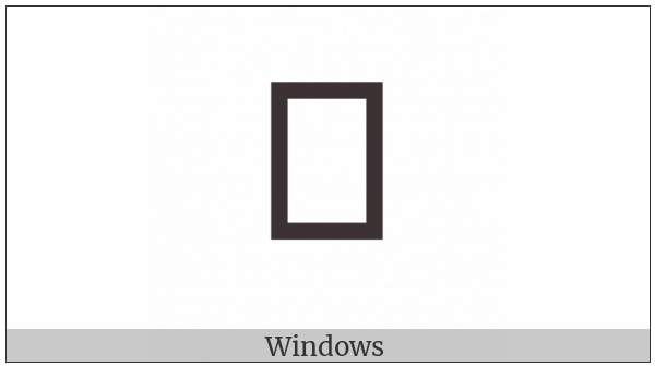 Downwards Triangle-Headed Arrow With Bold Shaft on various operating systems