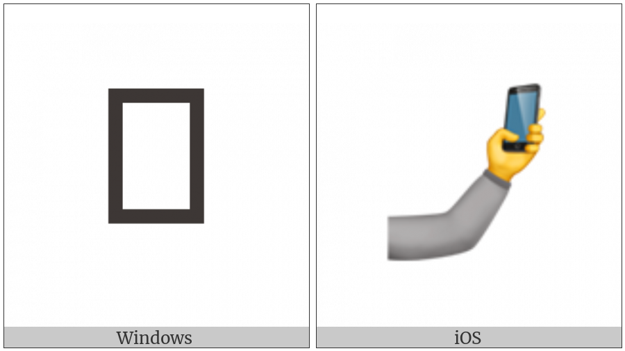 Selfie on various operating systems