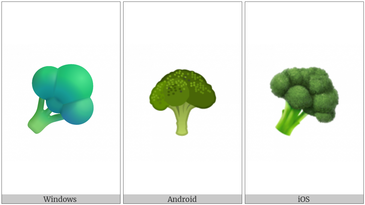 Broccoli on various operating systems