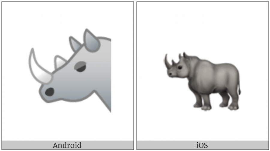 Rhinoceros on various operating systems