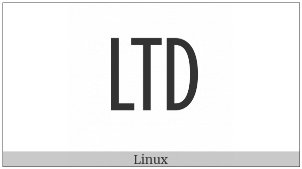 Limited Liability Sign on various operating systems