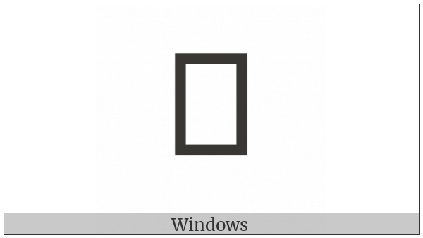 Circled Katakana Ku on various operating systems