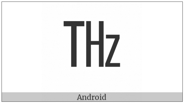 Square Thz on various operating systems