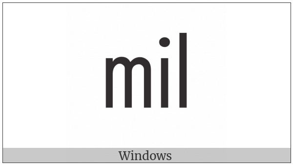Square Mil on various operating systems
