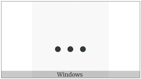 Control Character on various operating systems