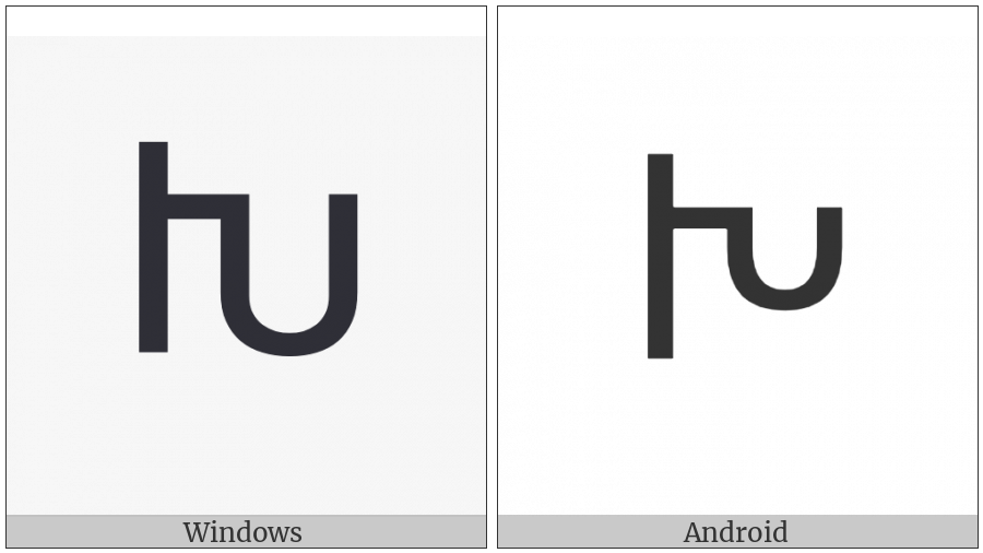 Armenian Capital Letter Xeh on various operating systems