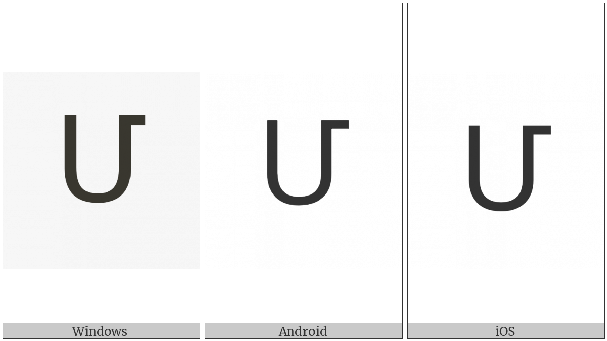 Armenian Capital Letter Men on various operating systems