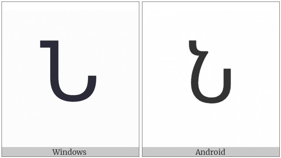 Armenian Capital Letter Now on various operating systems