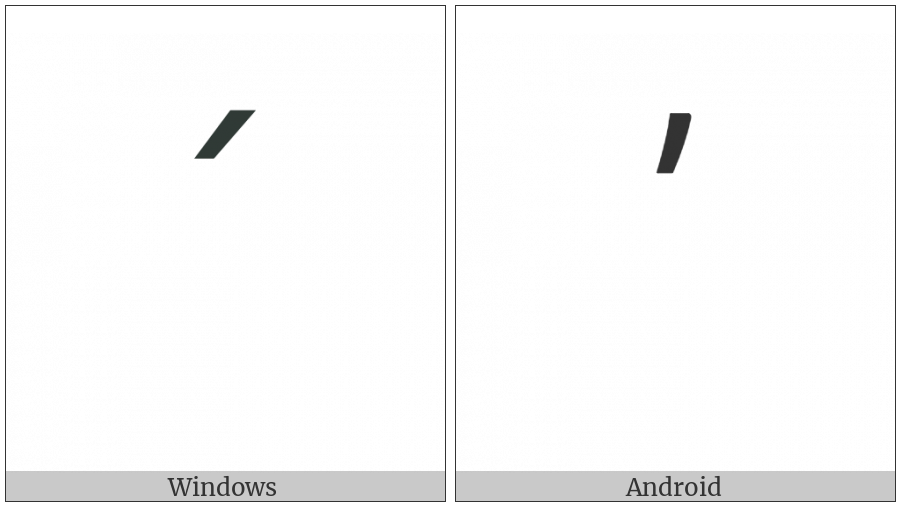 Armenian Emphasis Mark on various operating systems